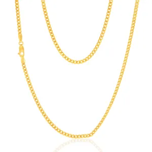 9ct Yellow Gold Rounded Tight Curb 80 Gauge 50cm Chain Shiels