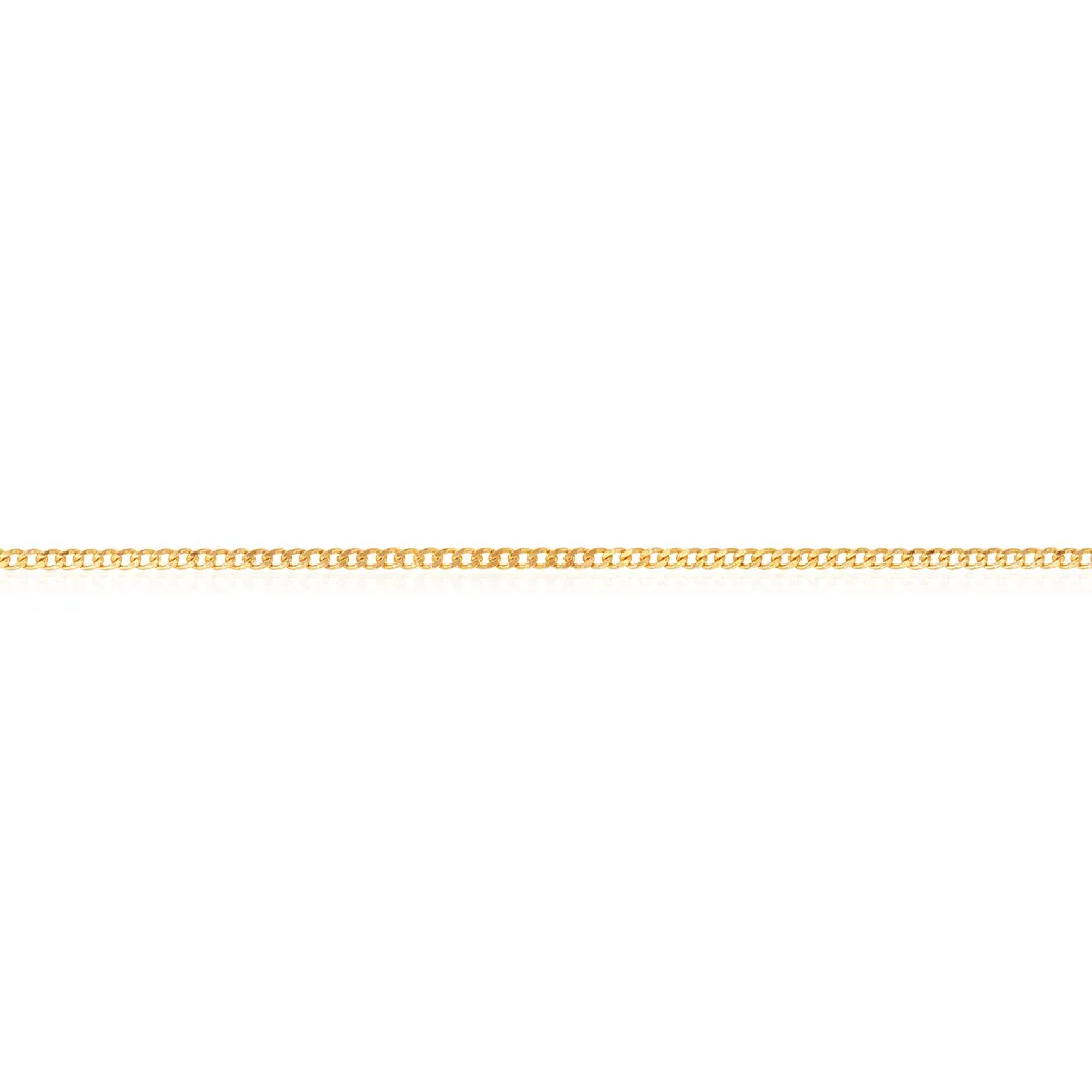 9ct Yellow Gold Silver Filled 70cm Curb Chain Shiels