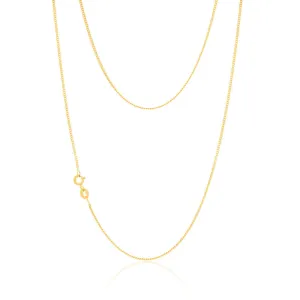 9ct Yellow Gold Silver Filled 70cm Curb Chain Shiels