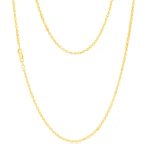 9ct Yellow Gold Silver-filled Fancy 45cm Chain Shiels