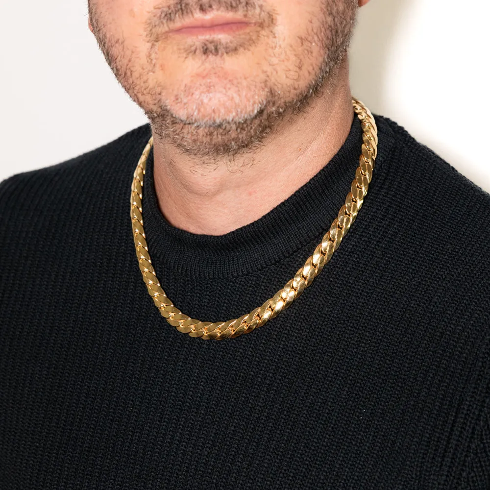 9ct Yellow Gold Silver-filled Fancy 50cm Chain Shiels