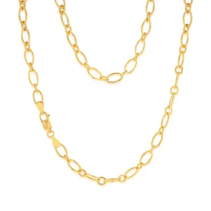 9ct Yellow Gold Silverfilled 120 Gauge 45cm Chain Shiels
