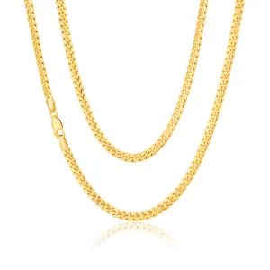 9ct Yellow Gold Silverfilled 45cm Curb Chain Shiels