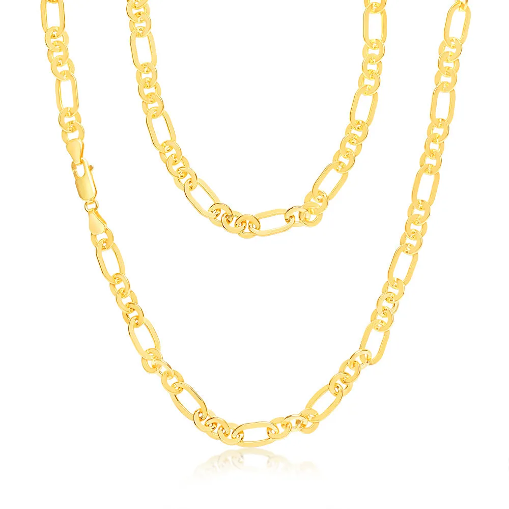 9ct Yellow Gold Silverfilled Fancy 50cm Chain Shiels
