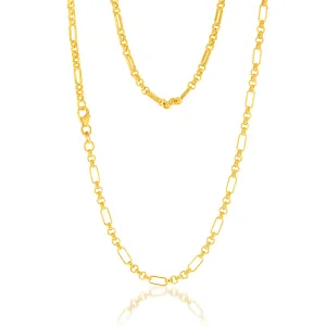 9ct Yellow Gold Silverfilled Fancy 50cm Chain Shiels