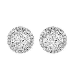 9ct Yellow Gold Stud Earrings With 1 Carat Of Diamonds Shiels