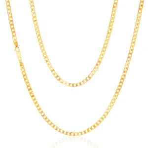 9ct Yellow Solid Gold 120 Gauge Curb 60cm Chain Shiels