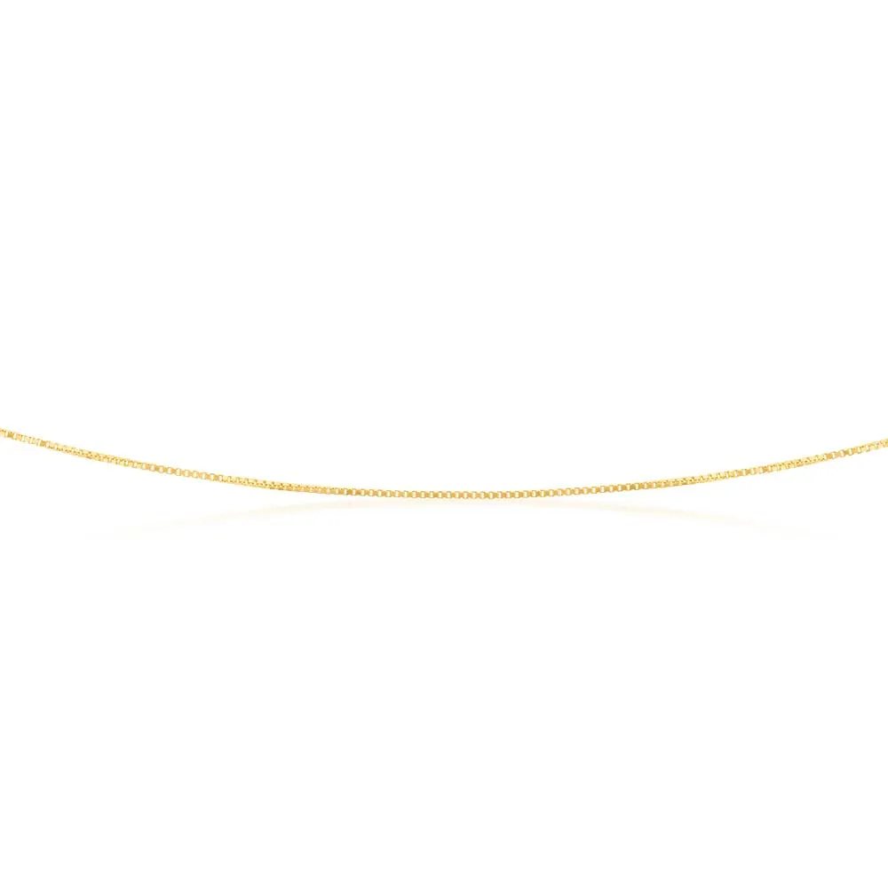 9ct Yellow Solid Gold 15 Gauge 46cm Chain Shiels