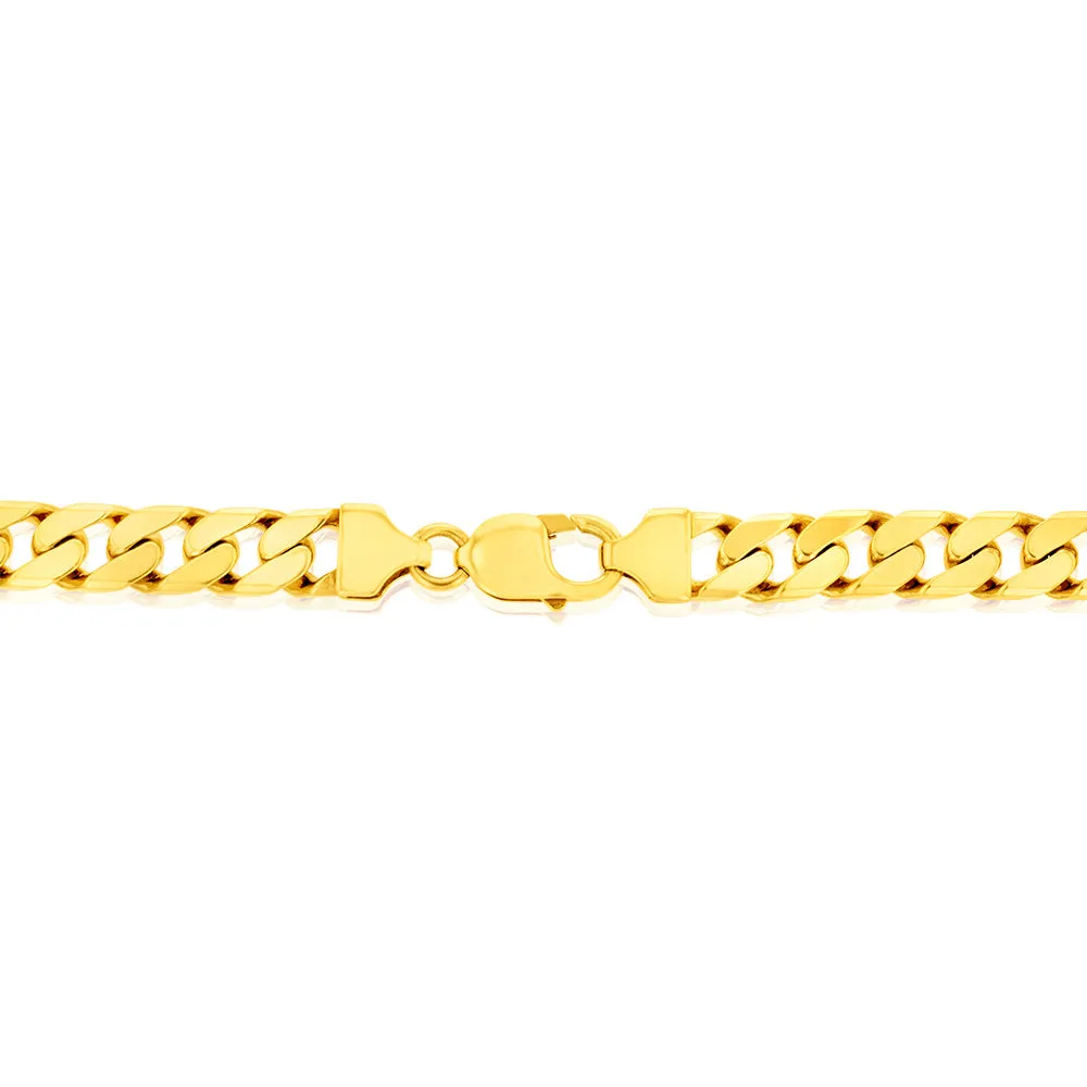 9ct Yellow Solid Gold 300 Gauge 55cm Curb Chain Shiels
