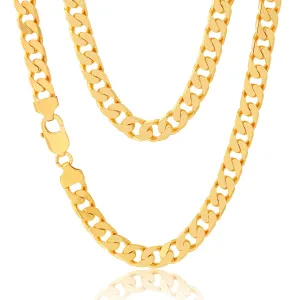 9ct Yellow Solid Gold 300 Gauge 60cm Curb Chain Shiels