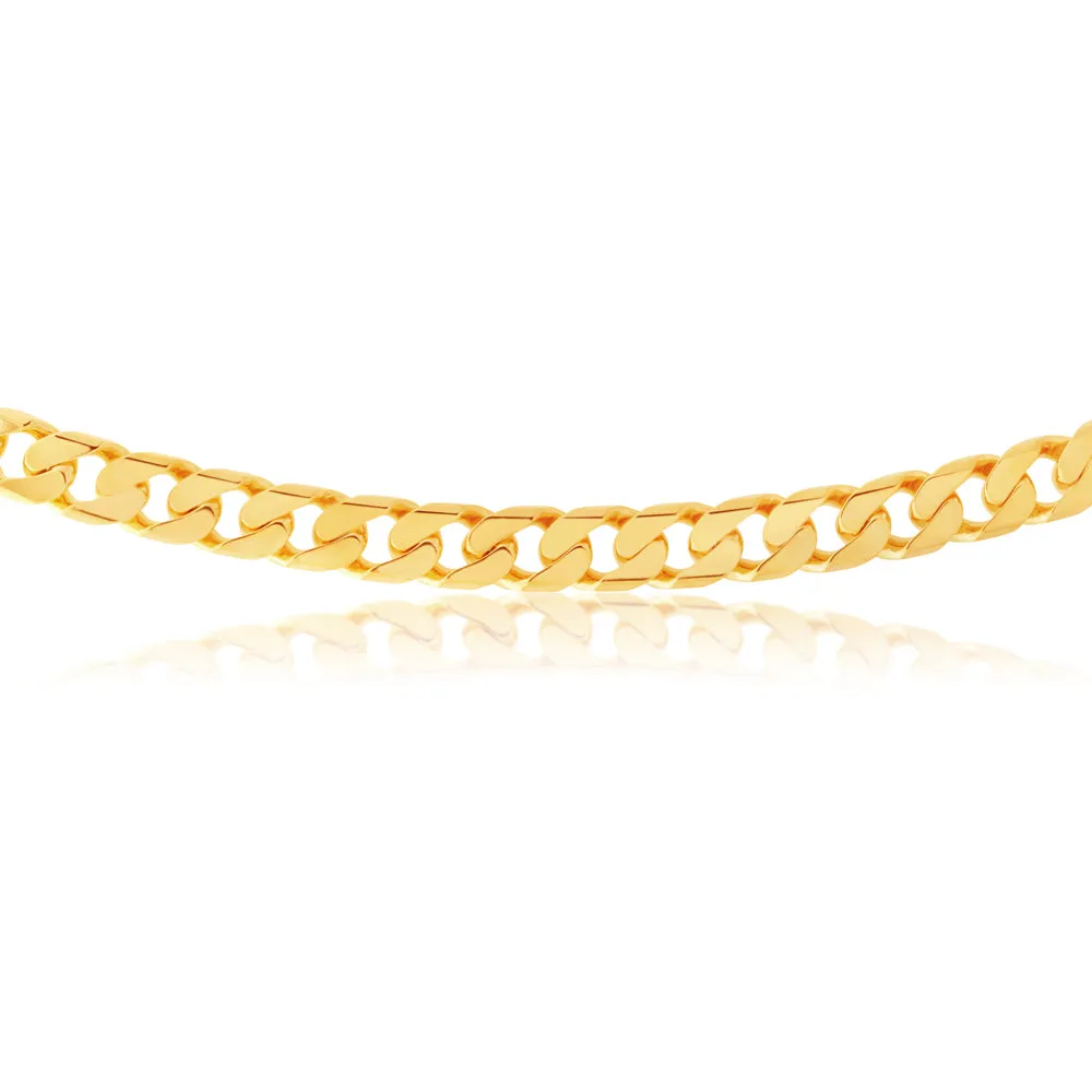 9ct Yellow Solid Gold 300 Gauge 60cm Curb Chain Shiels