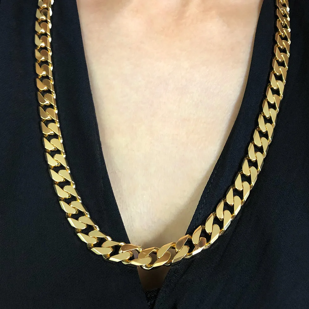 9ct Yellow Solid Gold 300 Gauge 60cm Curb Chain Shiels