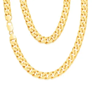 9ct Yellow Solid Gold 350 Gauge 55cm Curb Chain Shiels