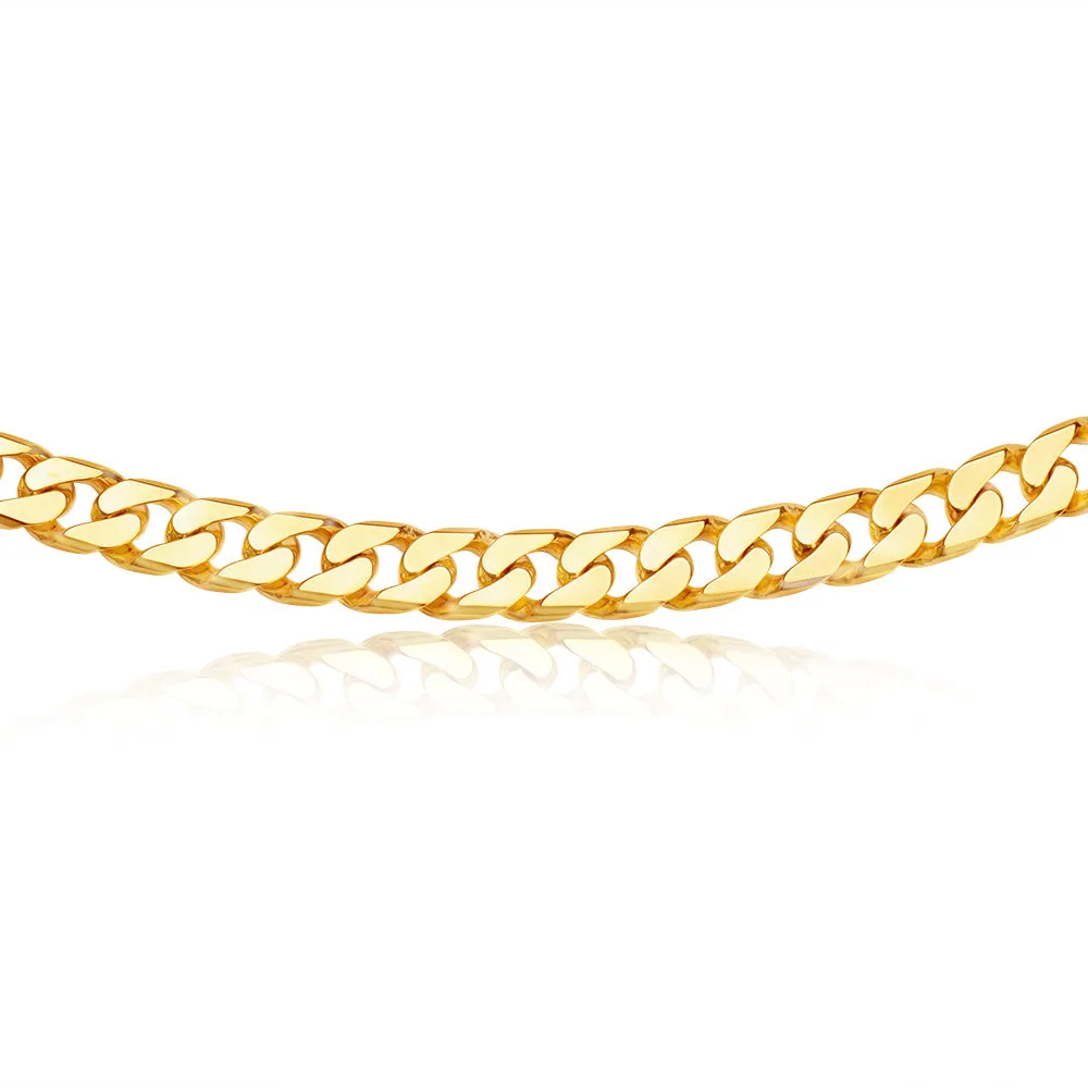 9ct Yellow Solid Gold 350 Gauge 60cm Curb Chain Shiels