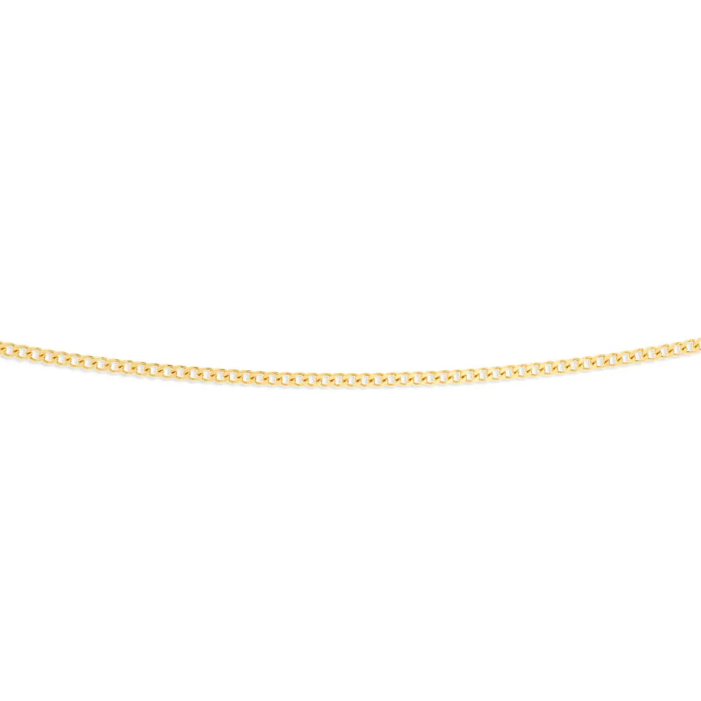 9ct Yellow Solid Gold 40cm 70 Gauge Curb Chain Shiels