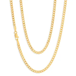 9ct Yellow Solid Gold 40cm 70 Gauge Curb Chain Shiels
