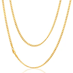 9ct Yellow Solid Gold 45cm 70 Gauge Curb Chain Shiels