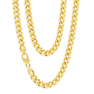 9ct Yellow Solid Gold 50cm 200 Curb Chain Shiels