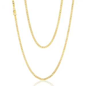 9ct Yellow Solid Gold 55cm 70 Gauge Curb Chain Shiels