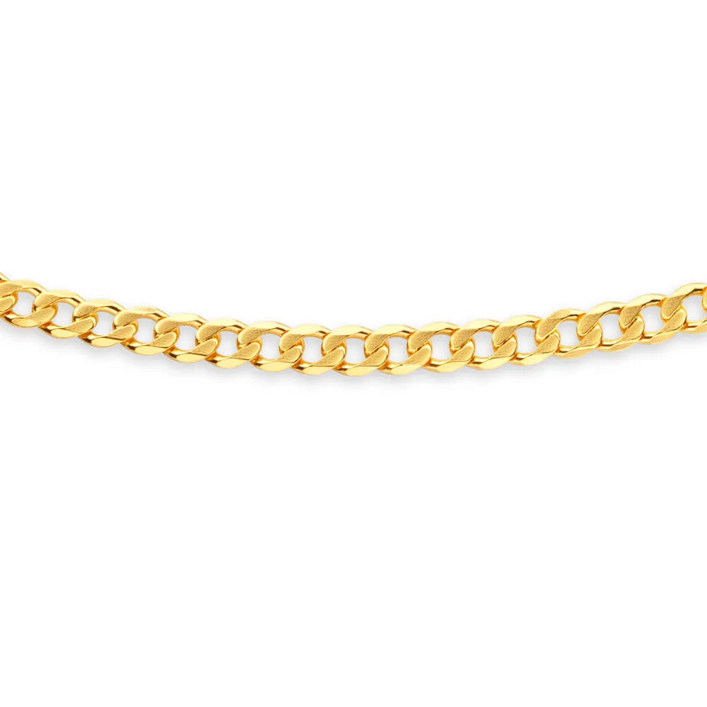 9ct Yellow Solid Gold 60cm 200 Gauge Curb Chain Shiels