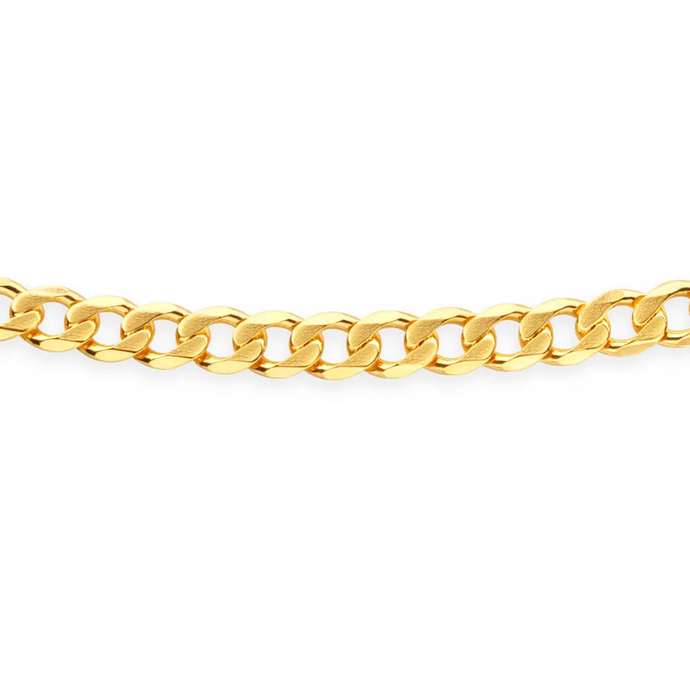 9ct Yellow Solid Gold 60cm 250 Gauge Curb Chain Shiels