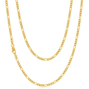 9ct Yellow Solid Gold Alluring Figaro Chain Shiels