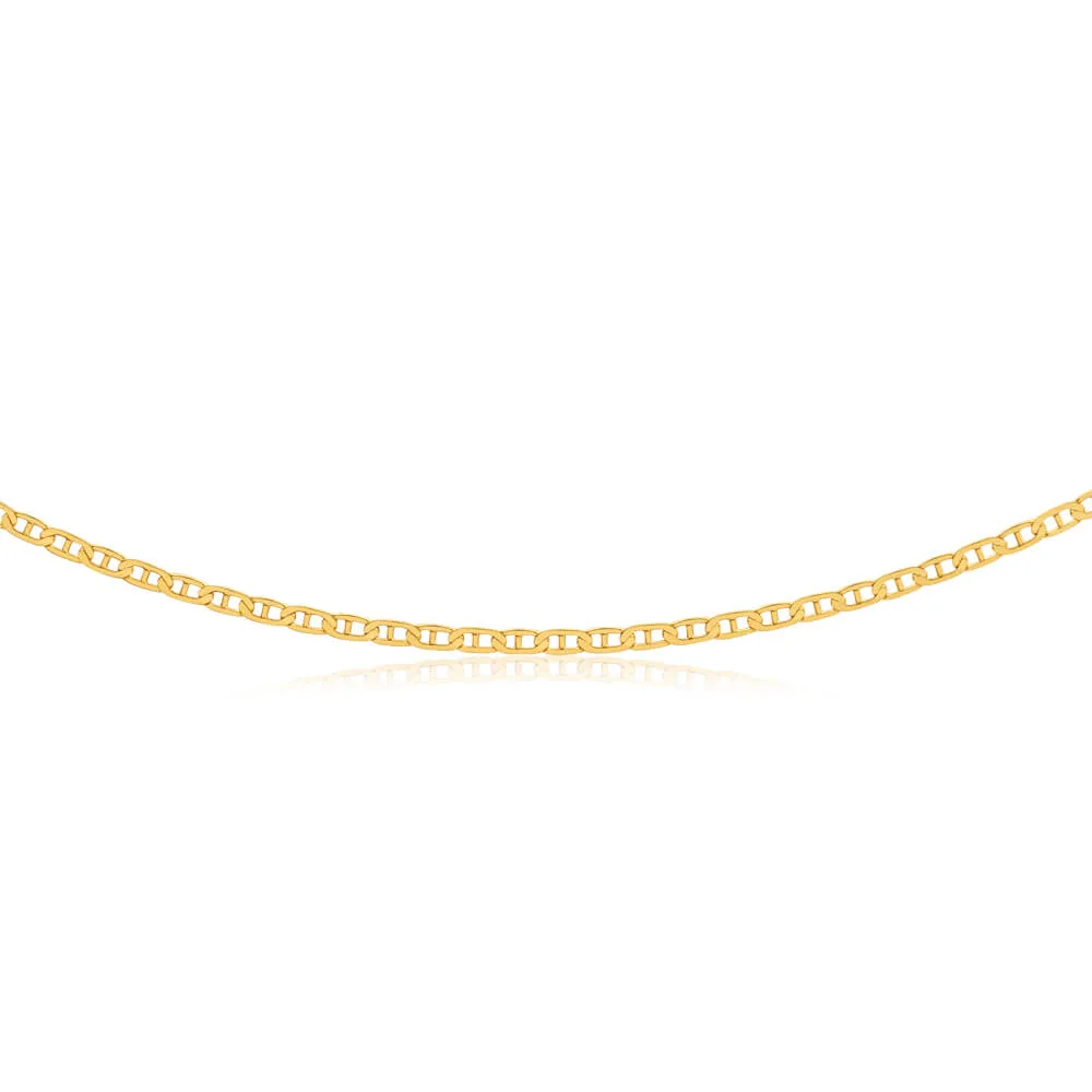 9ct Yellow Solid Gold Anchor Chain Shiels