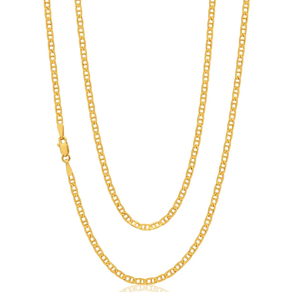 9ct Yellow Solid Gold Anchor Chain Shiels
