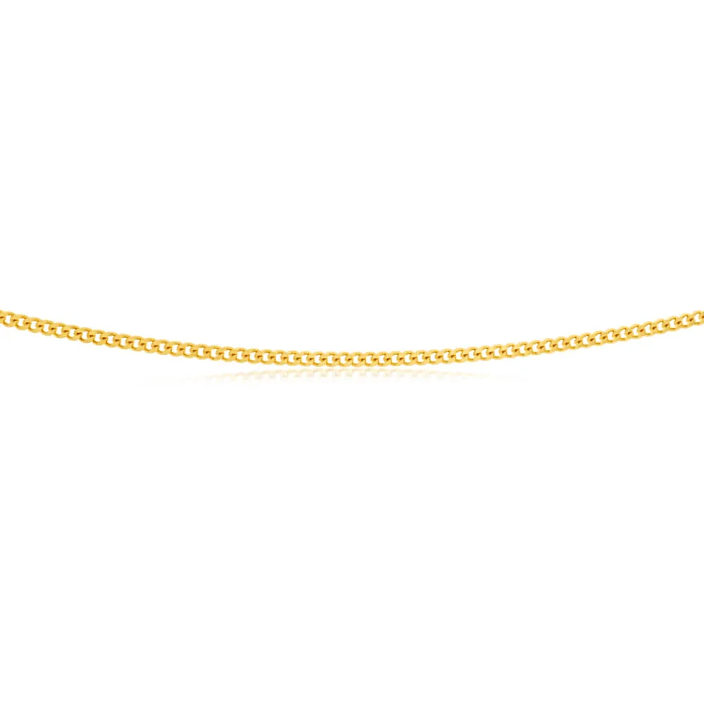 9ct Yellow Solid Gold Curb "Colt" Chain Shiels