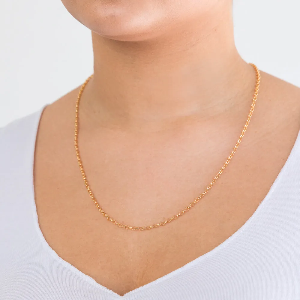 9ct Yellow Solid Gold Enticing Belcher Chain Shiels