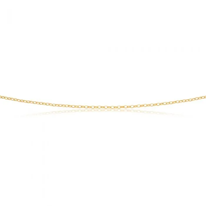 9ct Yellow Solid Gold Enticing Belcher Chain Shiels