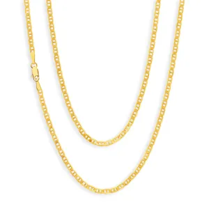 9ct Yellow Solid Gold Gorgeous Anchor 55cm Chain Shiels