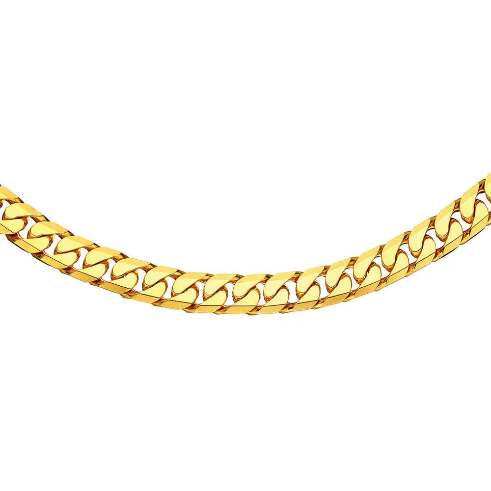 9ct Yellow SOLID Gold Heavy Curb 55cm Chain 550 Gauge Shiels