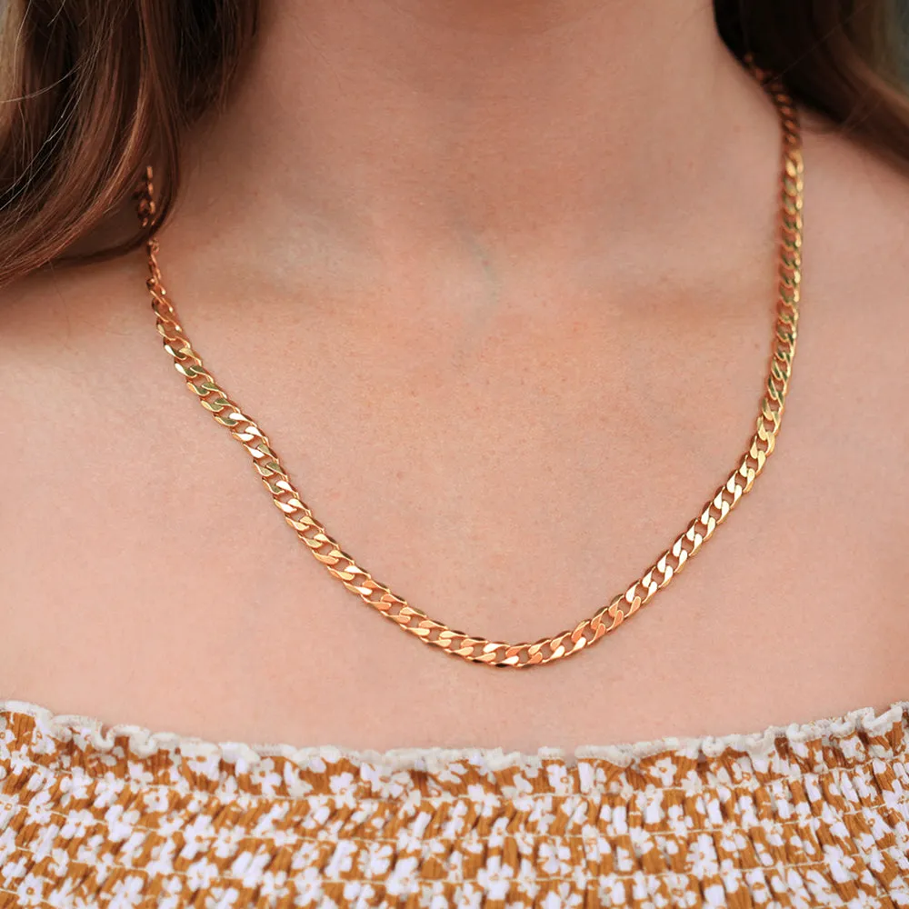 9ct Yellow Solid Gold "Noah" Curb Chain Shiels