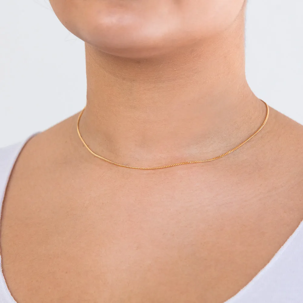 9ct Yellow Solid Gold "Wyatt" Curb Chain Shiels