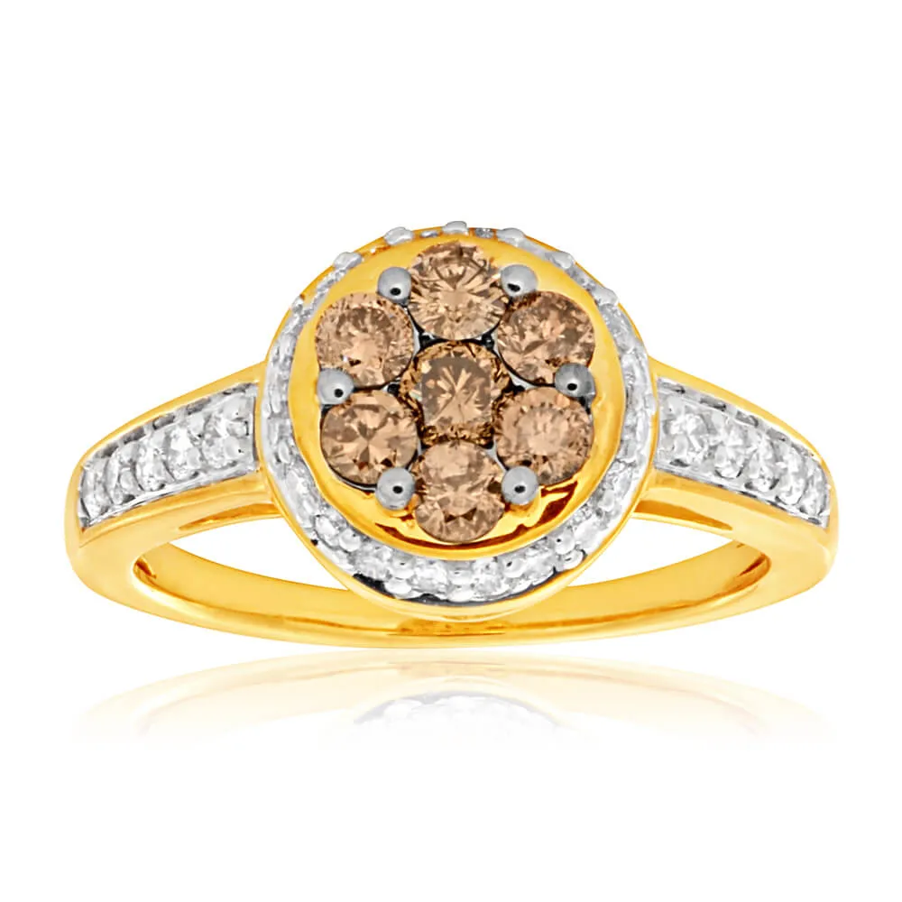Australian Diamond 9ct Yellow Gold 1 Carat Diamond Ring Shiels