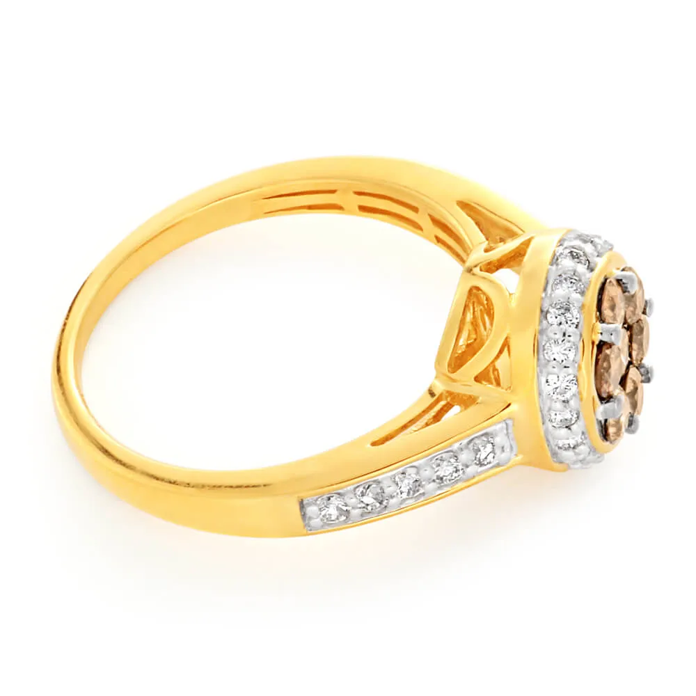Australian Diamond 9ct Yellow Gold 1 Carat Diamond Ring Shiels