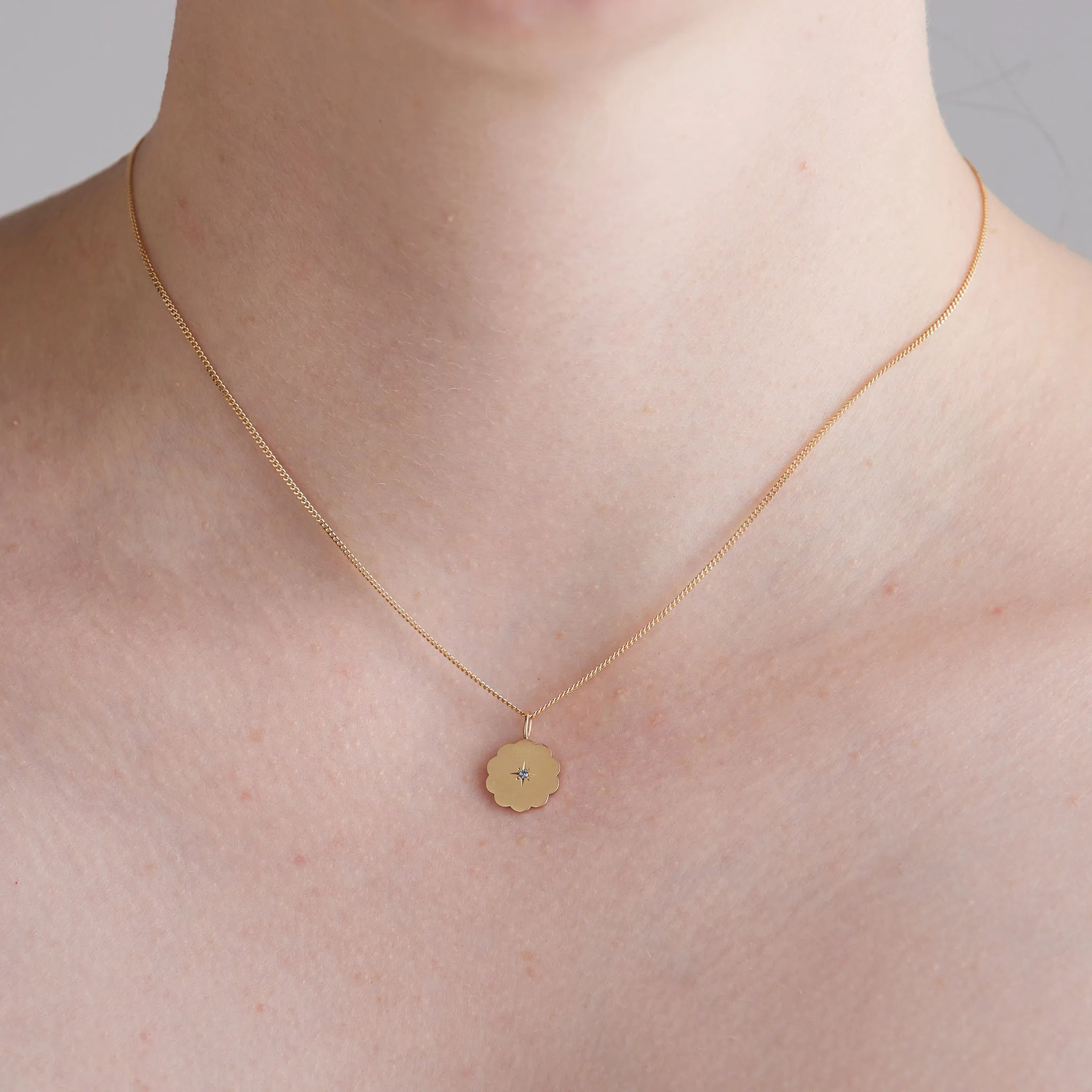 Birthstone Amulet Pendant Gold - Cloud Pieces of Eight