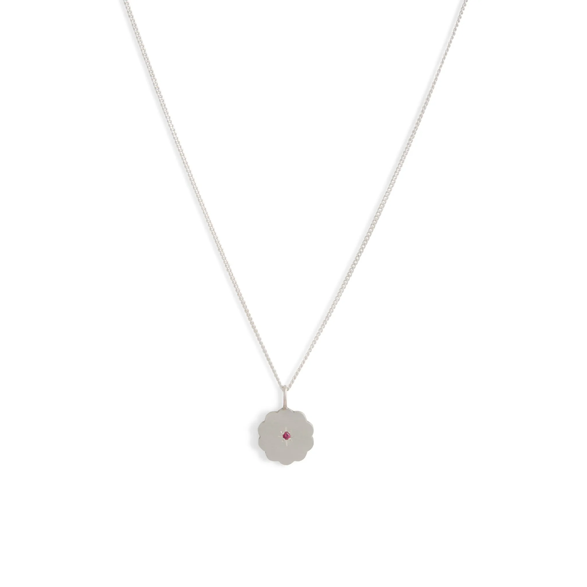 Birthstone Amulet Pendant Silver - Cloud Pieces of Eight