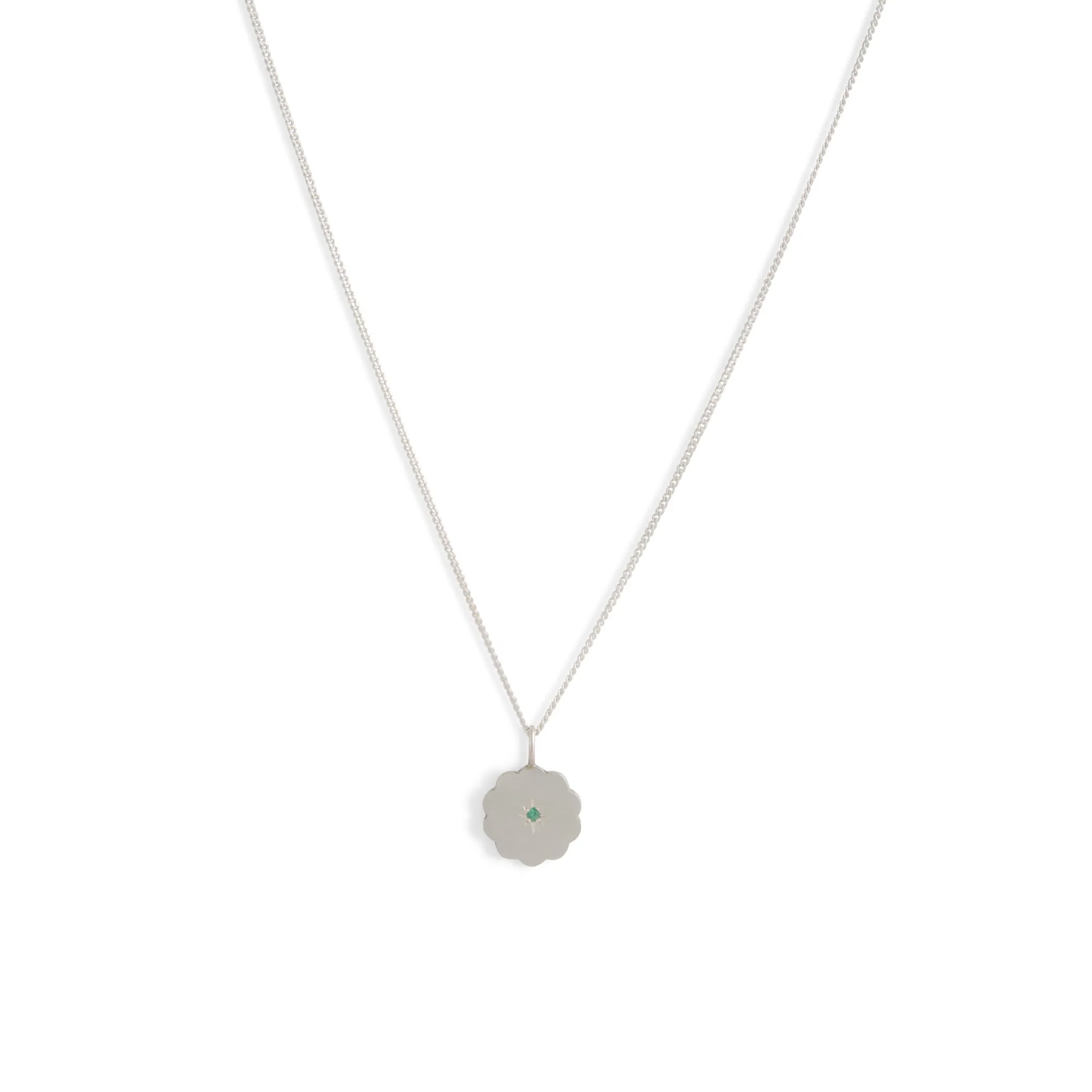 Birthstone Amulet Pendant Silver - Cloud Pieces of Eight