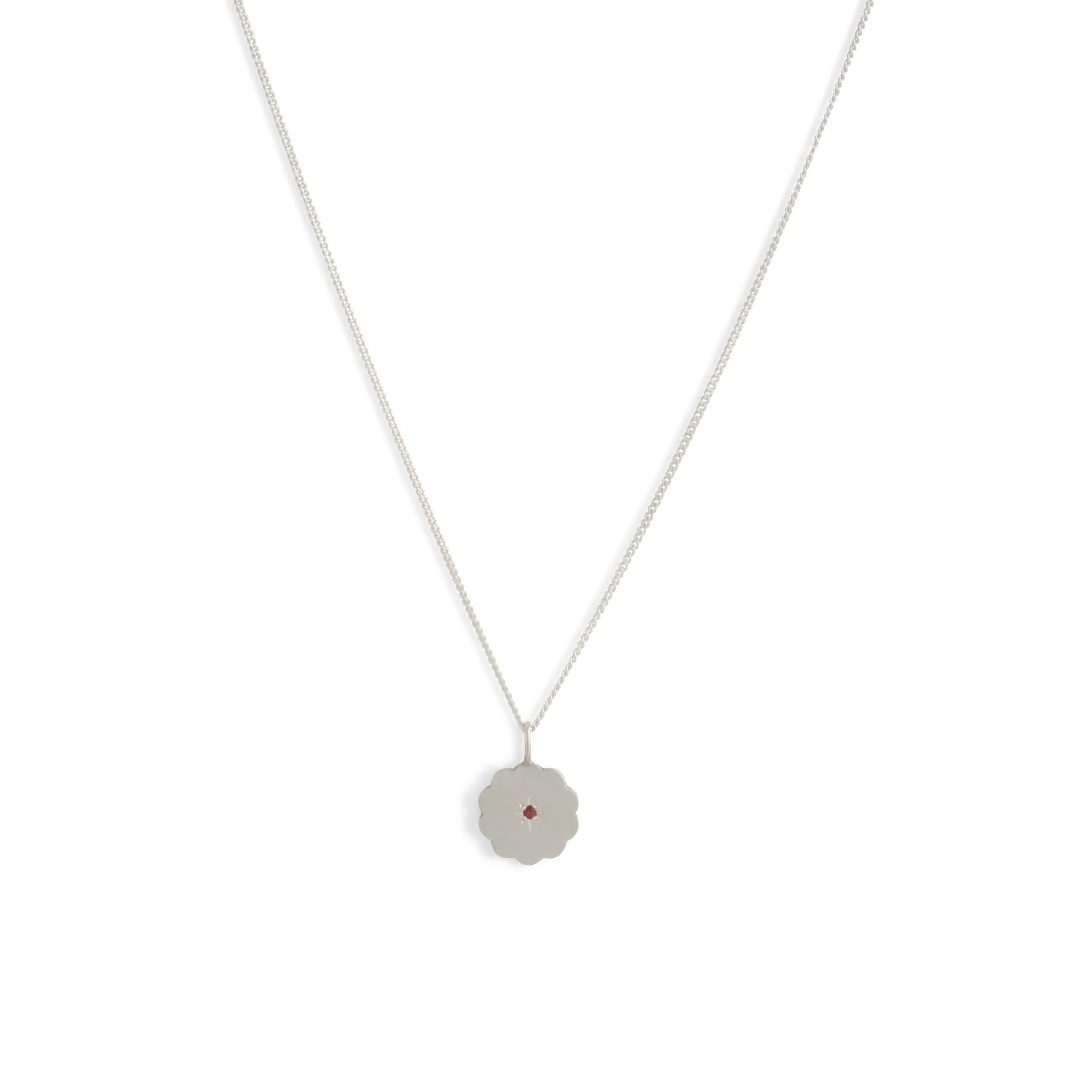Birthstone Amulet Pendant Silver - Cloud Pieces of Eight