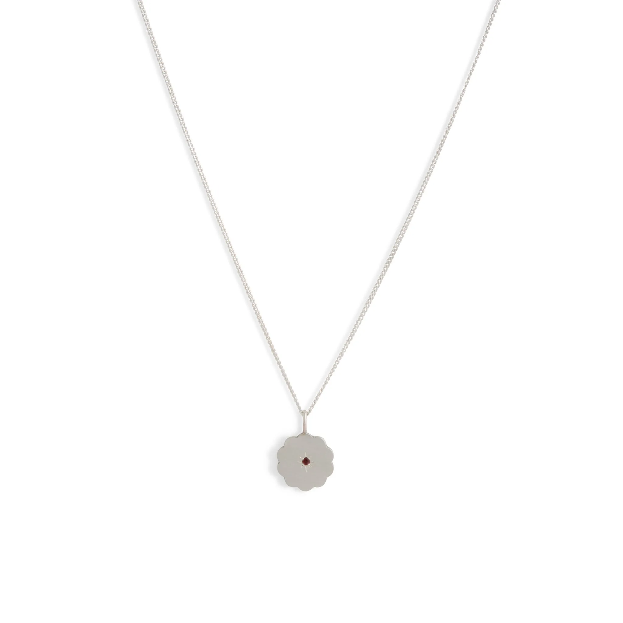Birthstone Amulet Pendant Silver - Cloud Pieces of Eight