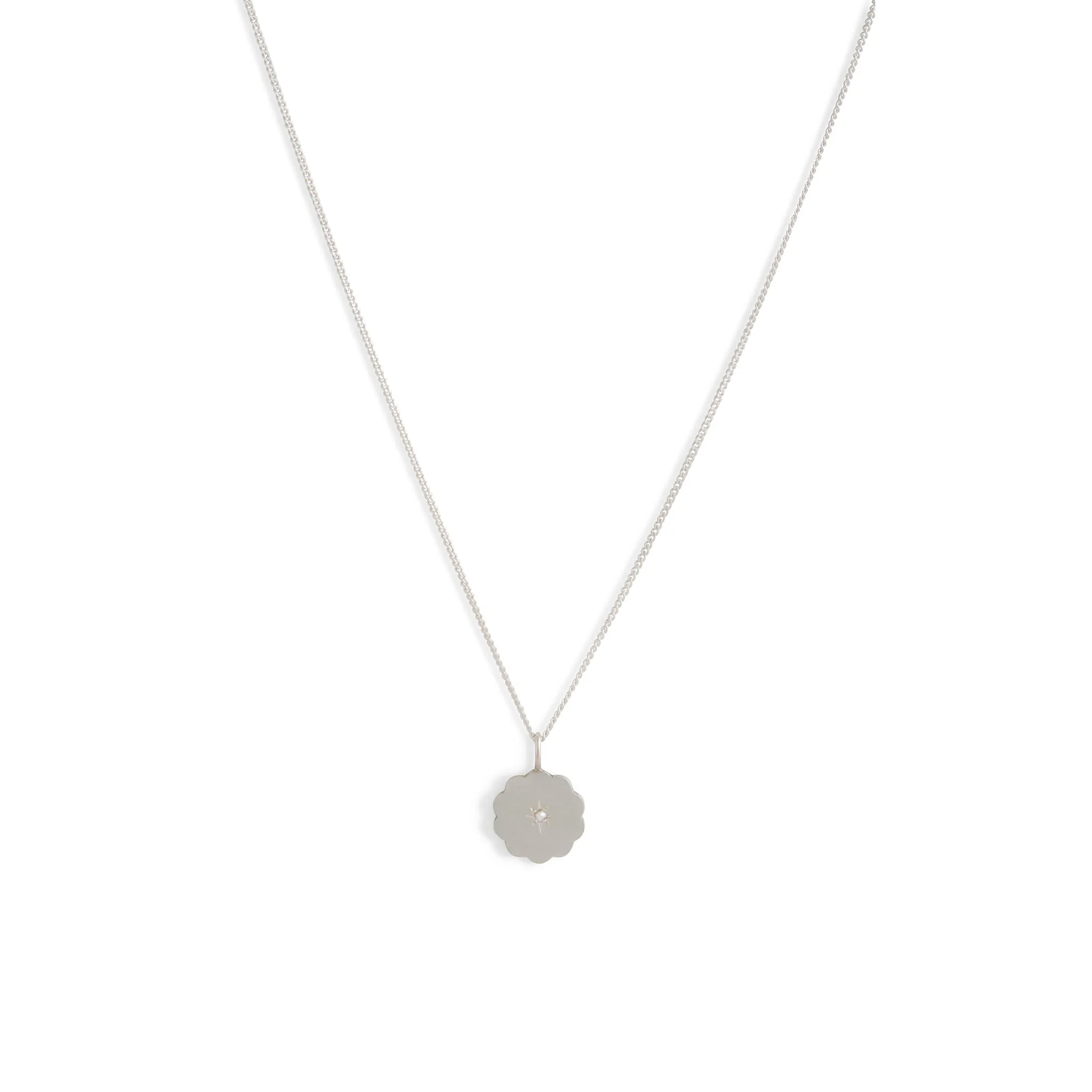 Birthstone Amulet Pendant Silver - Cloud Pieces of Eight