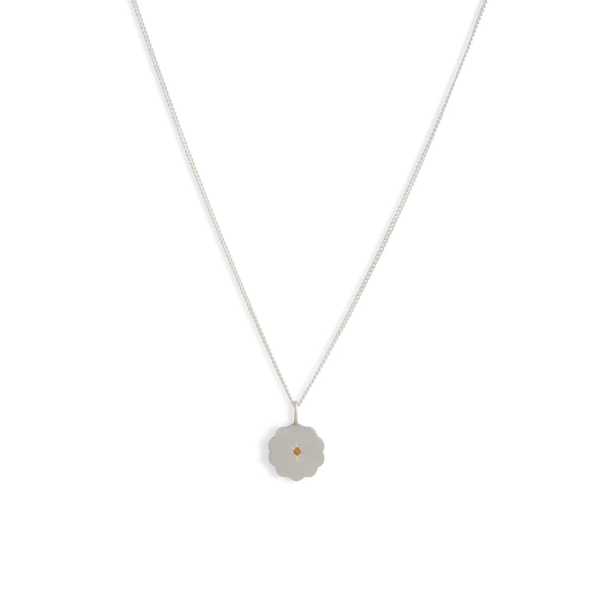 Birthstone Amulet Pendant Silver - Cloud Pieces of Eight