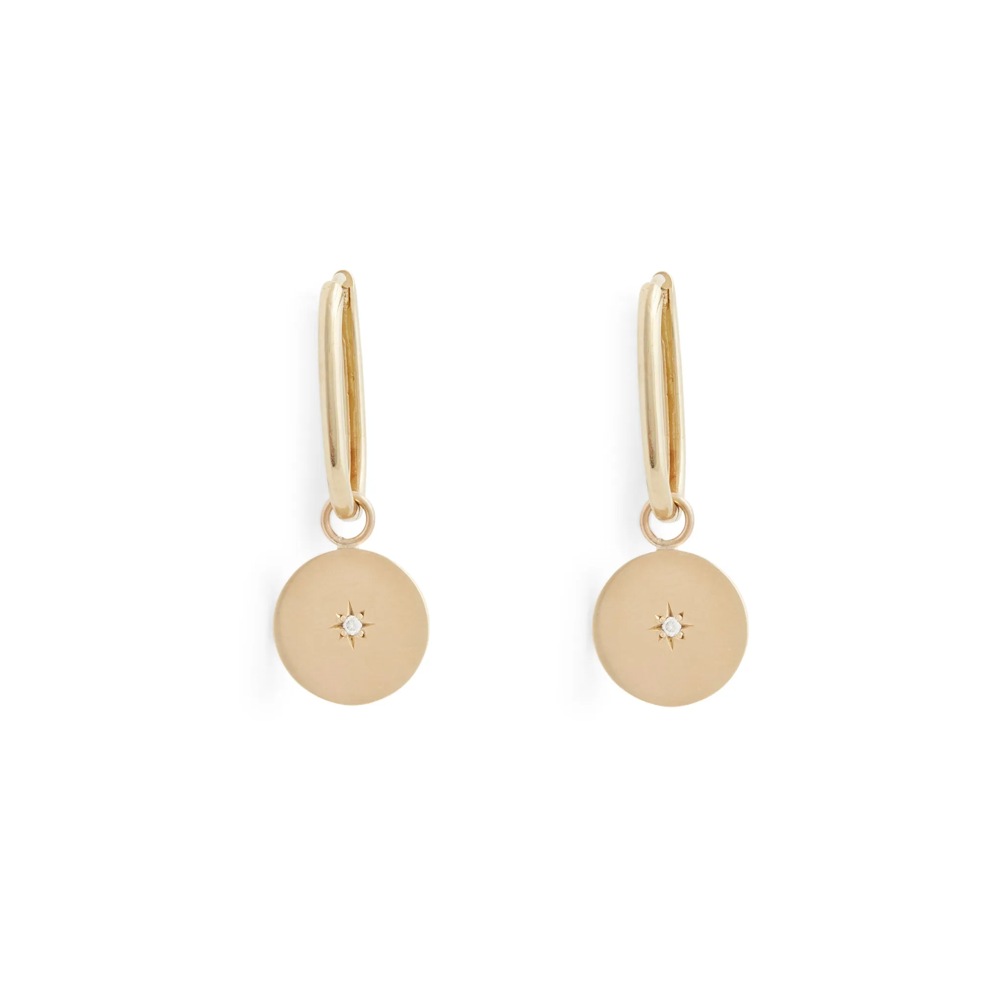 Birthstone Amulet - Round Earrings Pieces of Eight