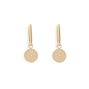 Birthstone Amulet - Round Earrings Pieces of Eight