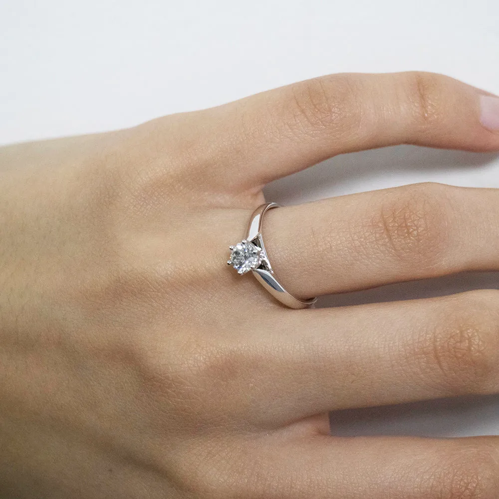Certified Diamond 18ct White Gold Diamond Ring Shiels