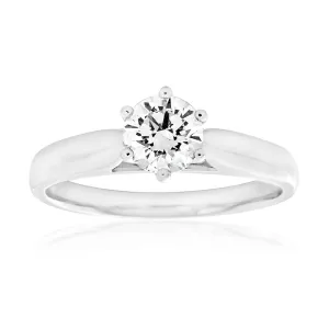 Certified Diamond 18ct White Gold Diamond Ring Shiels