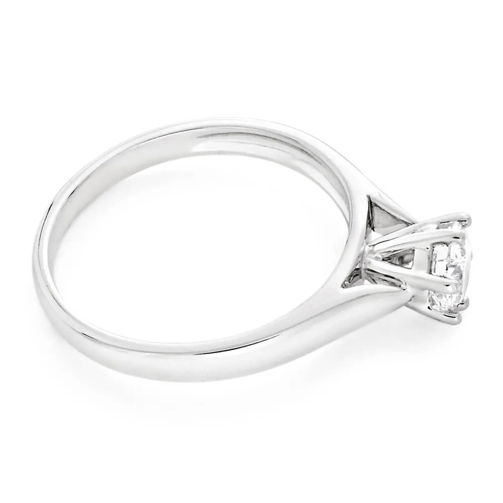 Certified Diamond 18ct White Gold Diamond Ring Shiels