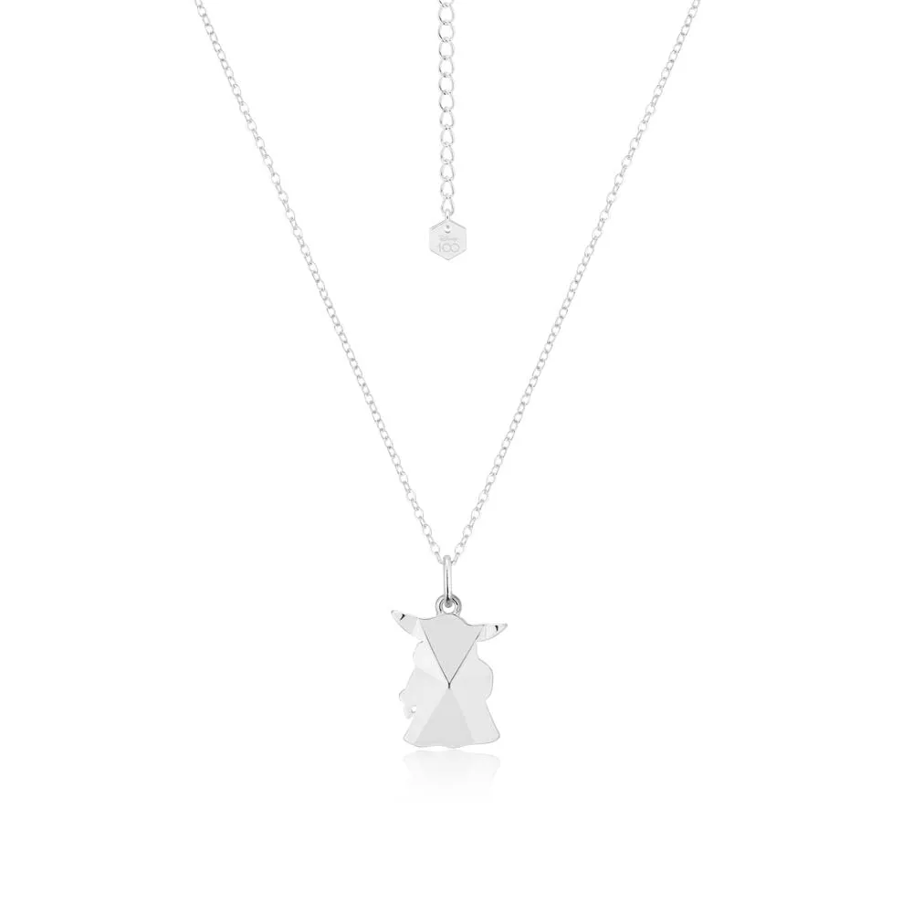 Disney Grogu Facet Pendant On Chain Shiels